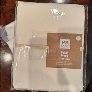 Pottery Barn Teen Velvet Drapes, set of 2